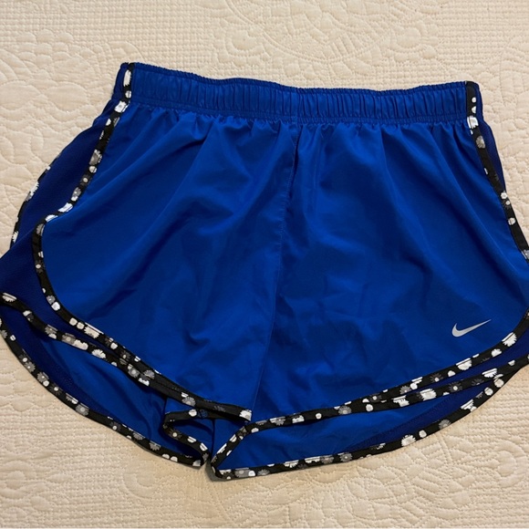 Nike Pants - Nike Women's Dri-Fit Game Royal Blue with Daisy print trim Athletic Shorts